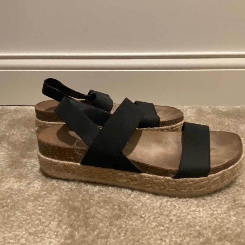 Women’s Black Platform Sandals